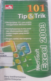 Image of 101 Tip dan Trik Microsoft Excel 2003