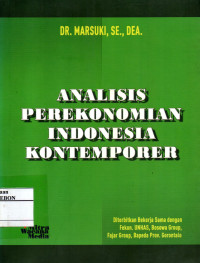 Image of Analisis Perekonomian Indonesia Kontemporer
