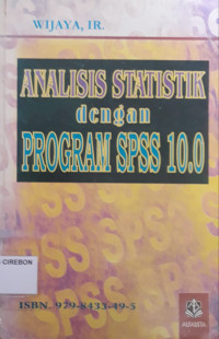 Image of Analisis Statistik dengan SPSS 10.0
