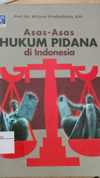 Image of Asas-asas Hukum Pidana di Indonesia