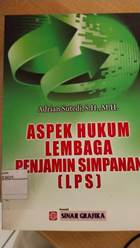 Image of Aspek Hukum Lembaga Penjamin Simpanan (LPS)