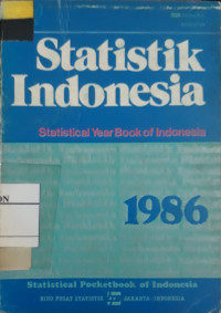 Image of Buku Saku Statistik Indonesia 1986