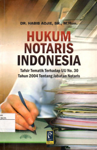 Image of Hukum Notaris Indonesia