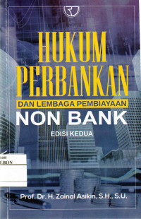 Image of Hukum Perbankan Dan Lembaga Pembiayaan Non Bank