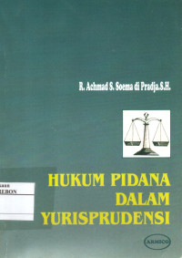 Image of Hukum Pidana Dalam Yurispridensi