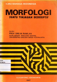 Image of Ilmu Bahasa Indonesia Morfologi