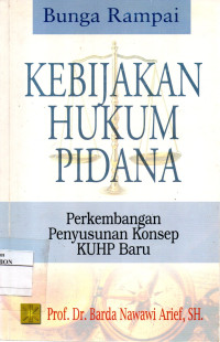 Image of Kebijakan Hukum Pidana