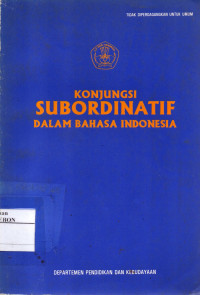 Image of Konjungsi Subordinatif Dalam Bahasa Indonesia
