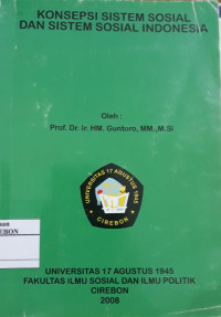 Image of Konsepsi Sistem Sosial dan Sistem Sosial Indonesia