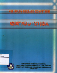 Image of Kurikulum Berbasis Kompetensi Menjahit Pakaian/Tata Busana