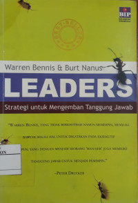 Image of Leader: Strategi untuk Mengemban Tanggung Jawab