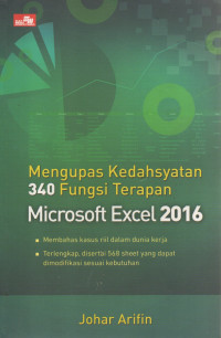 Image of Mengupas Kedahsyatan 340 Fungsi Terapan Microsoft Excel 2016