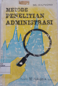 Image of Metode Penelitian Administrasi