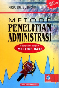 Image of Metode Penelitian Administrasi Dilengkapi Dengan Metode R&D