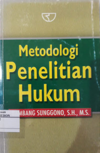 Image of Metodologi Penelitian Hukum