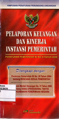 Image of Pelaporan Keuangan dan Kinerja Instansi Pemerintah