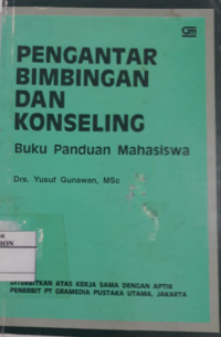 Image of Pengantar Bimbingan dan Konseling