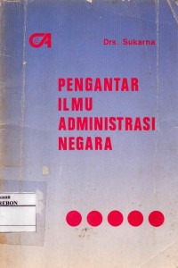 Image of Pengantar Ilmu Administrasi Negara