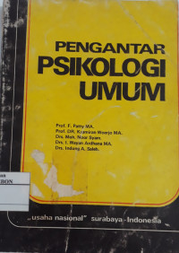 Image of Pengantar Psikologi Umum