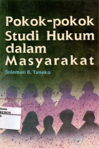 Image of Pokok-pokok Studi Hukum Dalam Masyarakat