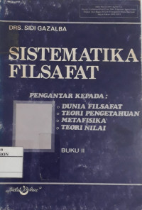 Image of Sistematika Filsafat