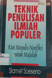 Image of Teknik Penulisan Ilmiah Populer
