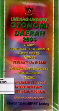 Image of Undang-undang Otonomi Daerah 2004