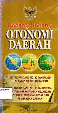 Image of Undang-undang Otonomi Daerah