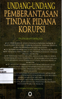 Image of Undang-Undang Pemberantasan Tindak Pidana Korupsi