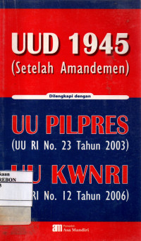 Image of UUD 1945 ( Setelah Amandemen )