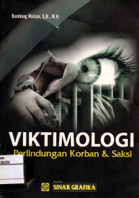 Image of Viktimologi Perlindungan Korban dan Saksi